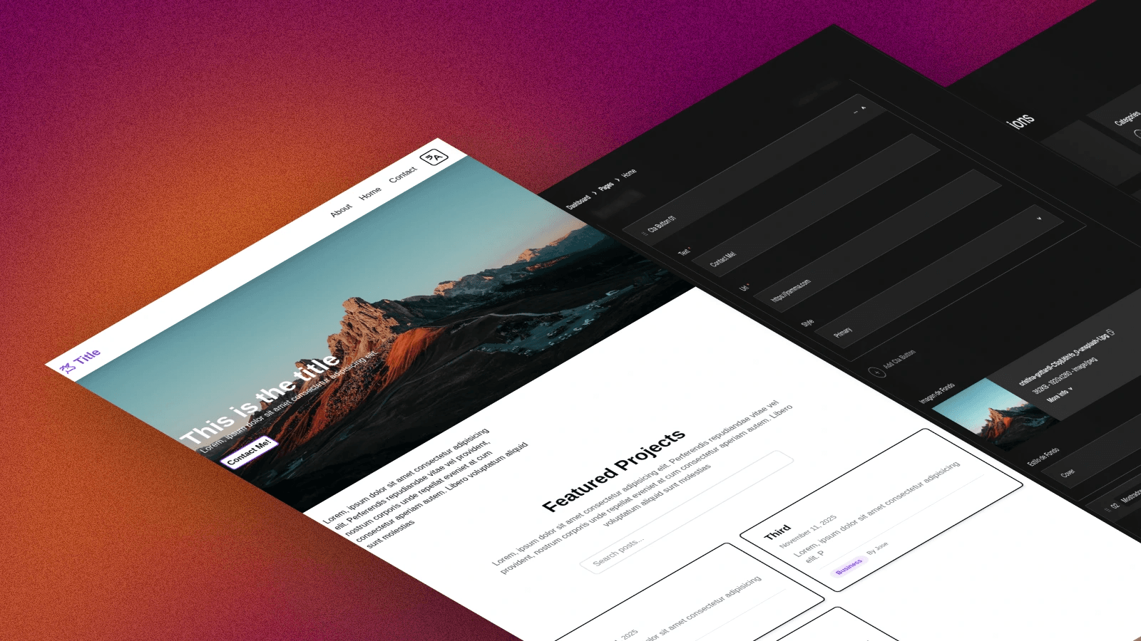 Web design  