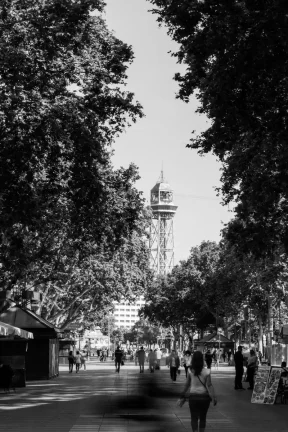Las ramblas, Barcelona