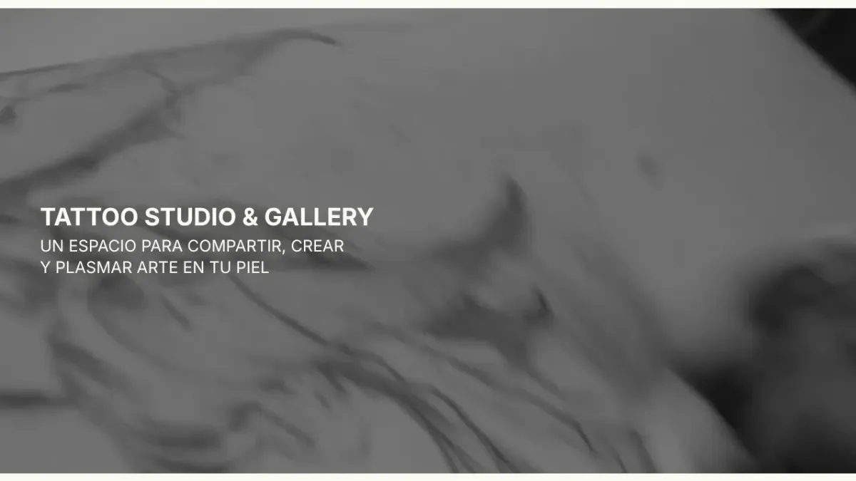 Quest Tattoo Studio - Web para estudio de tatuajes con diseño oscuro y elegante